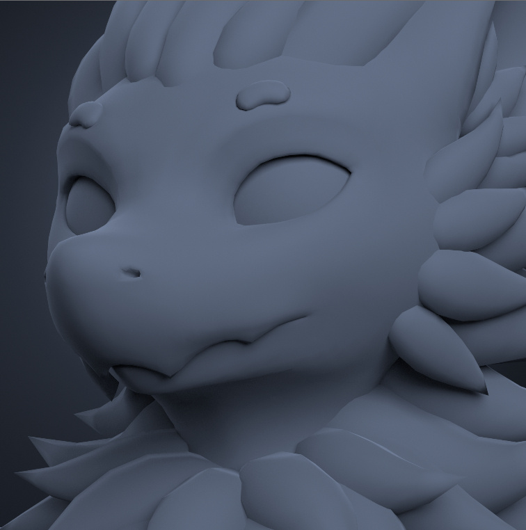 Custom mouth edits for the nardoragon base