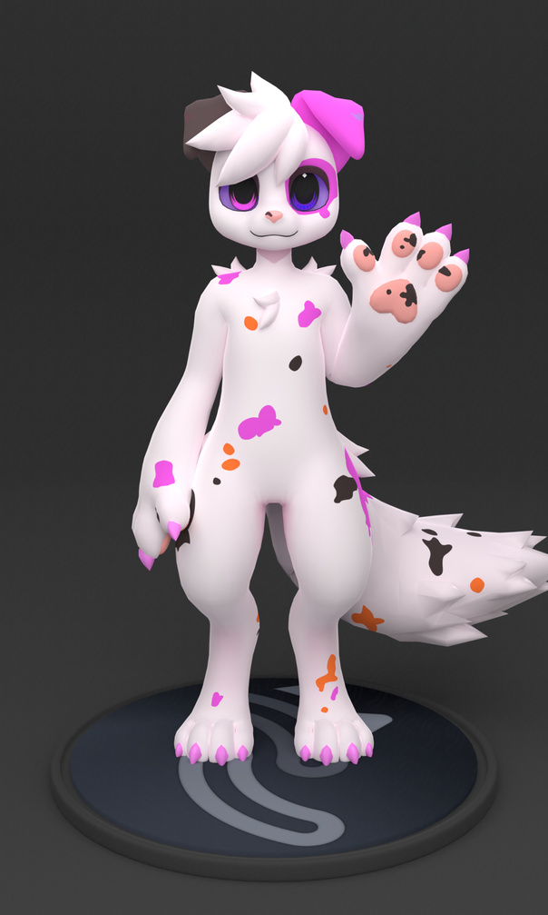 A simple retexture for the cube-pup base