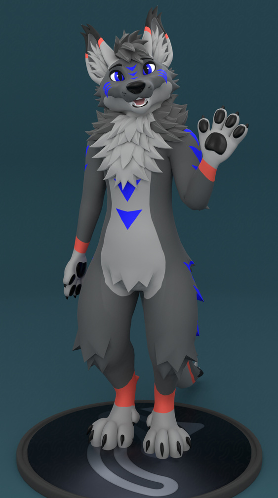 A simple texture for the freakhound model