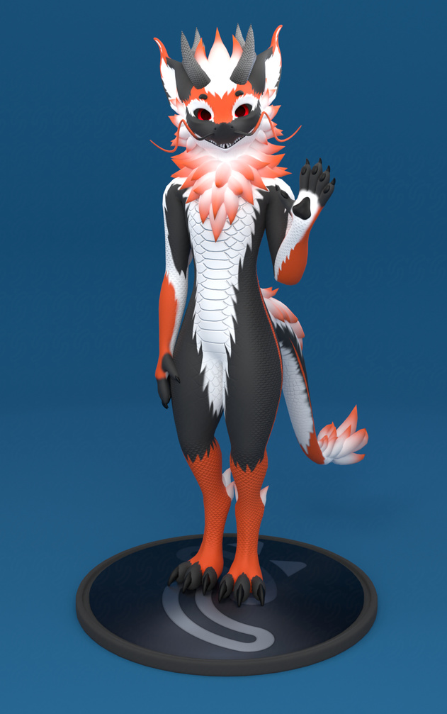 A complex texture for the Nardoragon model