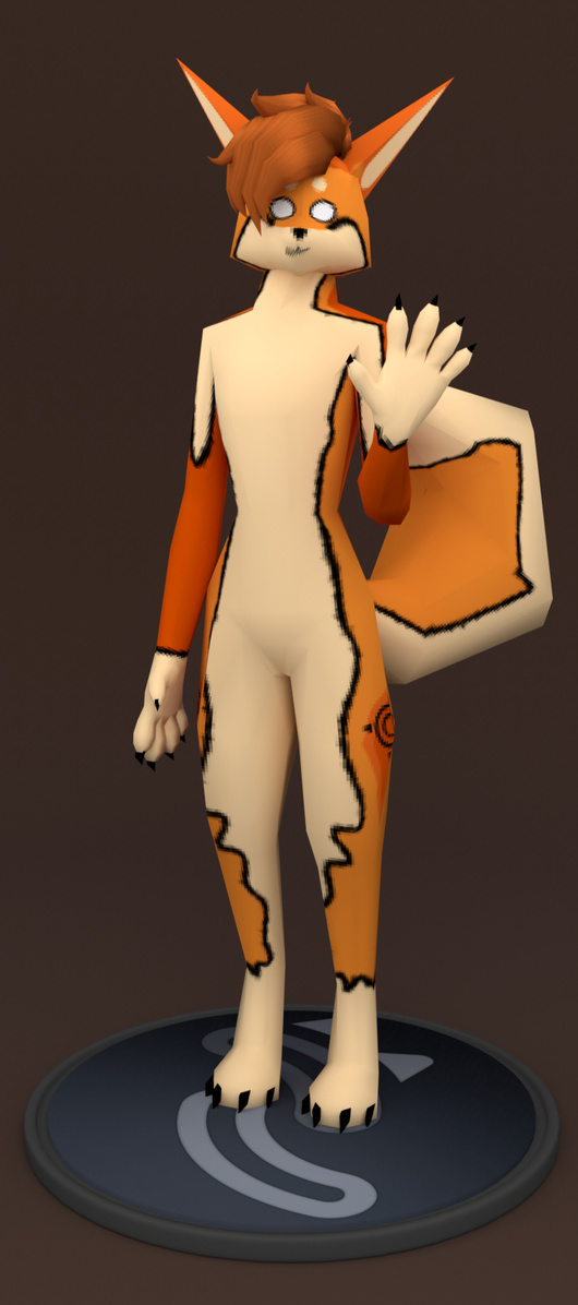 A simple texture for the low-poly rexouium base