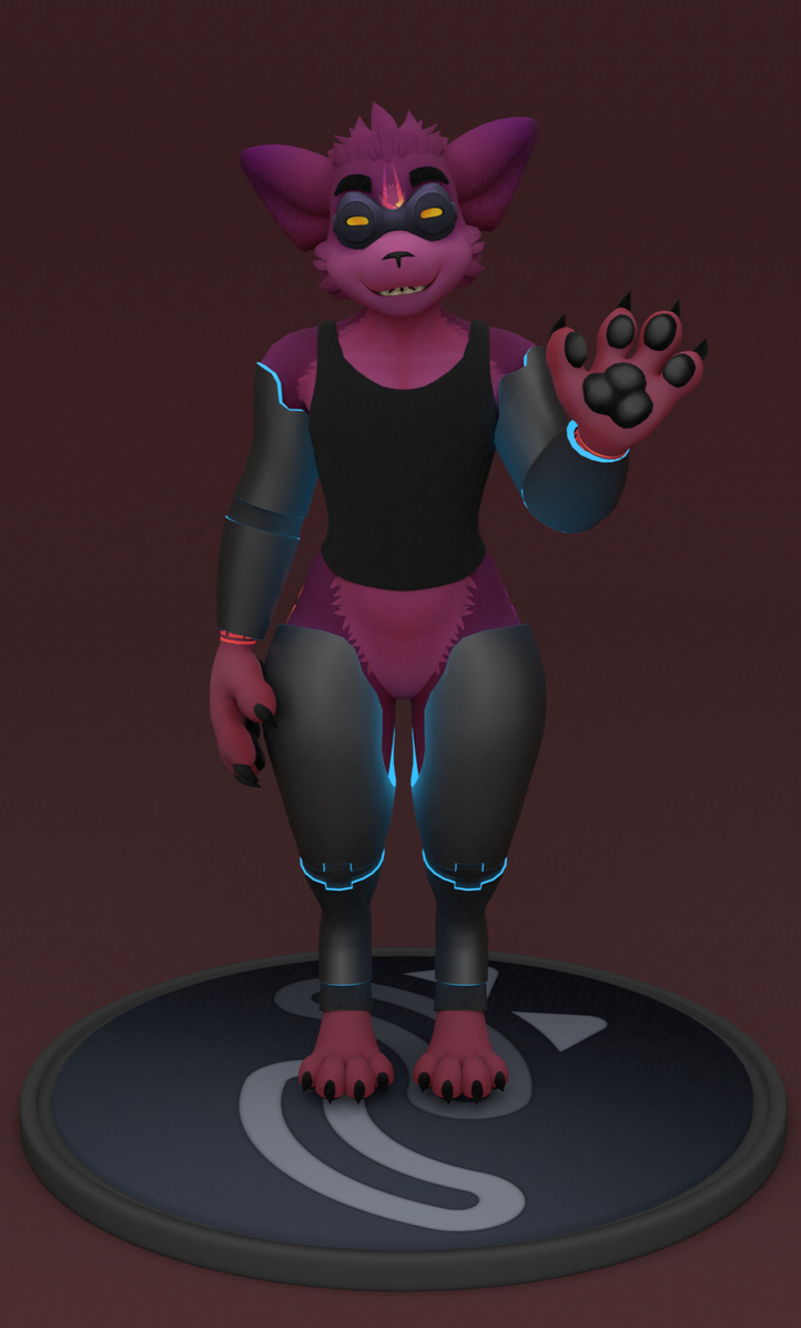 A simple texture and custom clothing for the Gremlin base