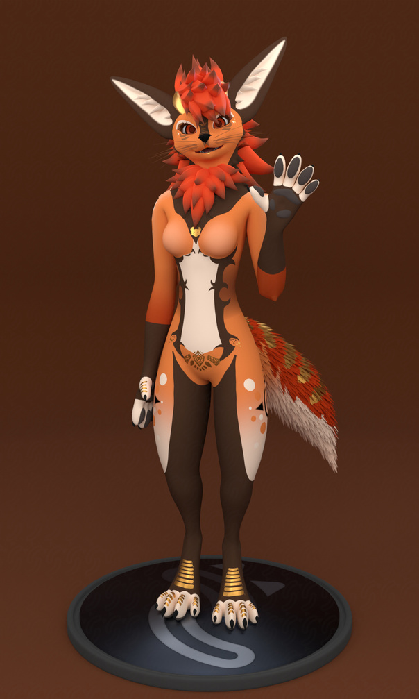 A complex texture for the rexouium model